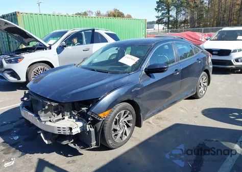 2017 Honda Civic Ex z USA, uszkodzony, nr VIN 19XFC2F74HE032339